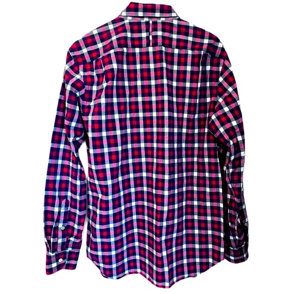 Mens Banana Republic Soft Wash Plaid Button Down 100% Cotton Size L - Picture 2 of 2